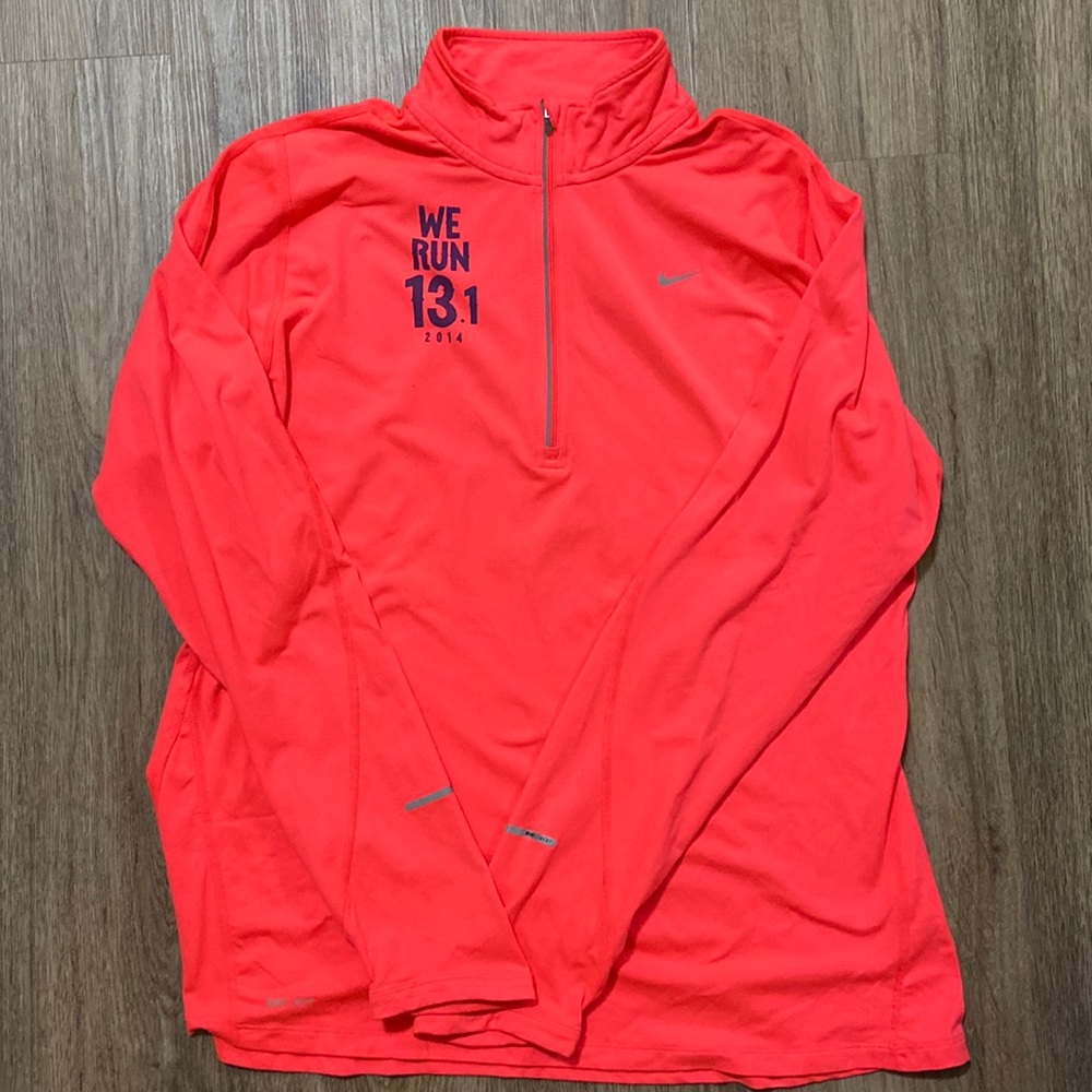 Nike Running Womens 1/4 zip pullover…size XL